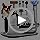 HEAPETS Dog Grooming Vacuum Kit - 3L Vacuum with 7 Tools, Low Noise Electric Clipper and Brush for Pet Shedding at Home, Gray