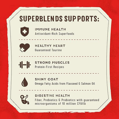 Stella & Chewy's SuperBlends Raw Blend Wholesome Grains Wild-Caught Whitefish & Salmon Recipe with Superfoods, 3.25 lb. Bag