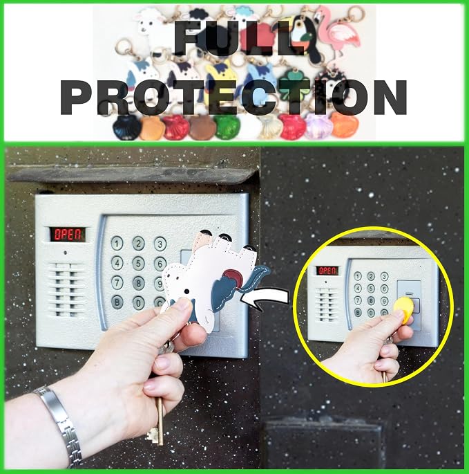Leather Keychain Holder Case Compatible with AirTag,Cute Protective Cover with Keyring,Anti-Scratch Finder GPS Tracker Case for Wallet Keys,bag,pets,Backpack(White Horse)