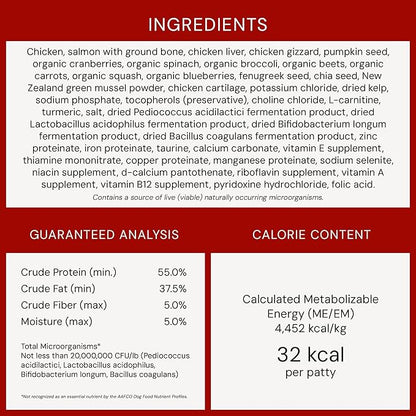 Stella & Chewy's Freeze Dried Raw Dinner Patties – Crafted for Puppies – Grain Free, Protein Rich Perfectly Puppy Chicken & Salmon Recipe – 14 oz Bag