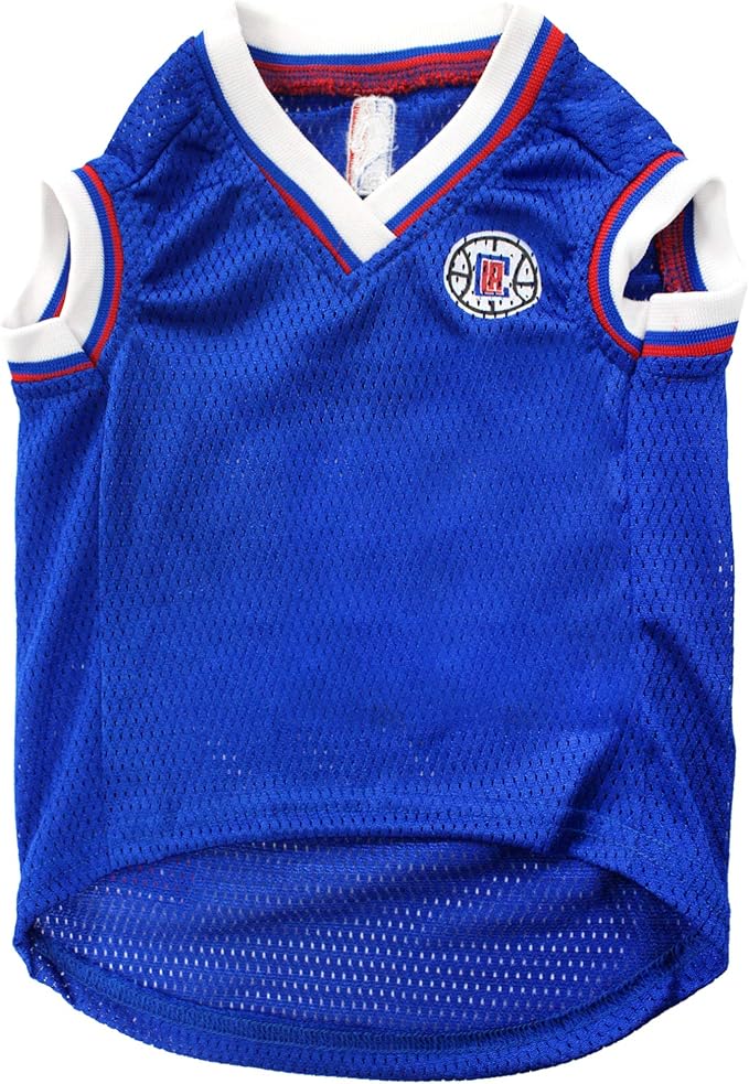 Pets First NBA LOS ANGELES CLIPPERS DOG Jersey, X-Large - Tank Top Basketball Pet Jersey
