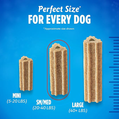 DentaLife ActivFresh Dog Chews for Small and Medium Dogs 20-40 lbs., Dental Chews to Freshen Breath, Chicken Flavor, 15.5 oz., 21 Chews - 21 ct. Pouch