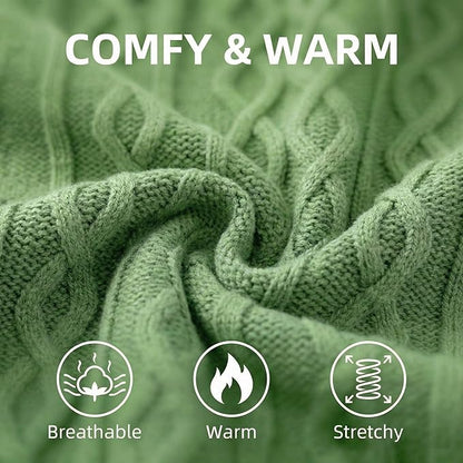 Dog Pullover Sweater, Warm Dog Clothes for Chihuahua, Bulldog, Dachshund, Pug, Yorkie, Dog Outfits for Small Dogs Medium Dogs (Green L)