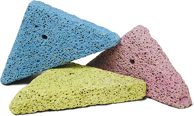 Kaytee Lava Bites Chew Toy for Chinchillas, Hamsters and Gerbils, 3 Pack