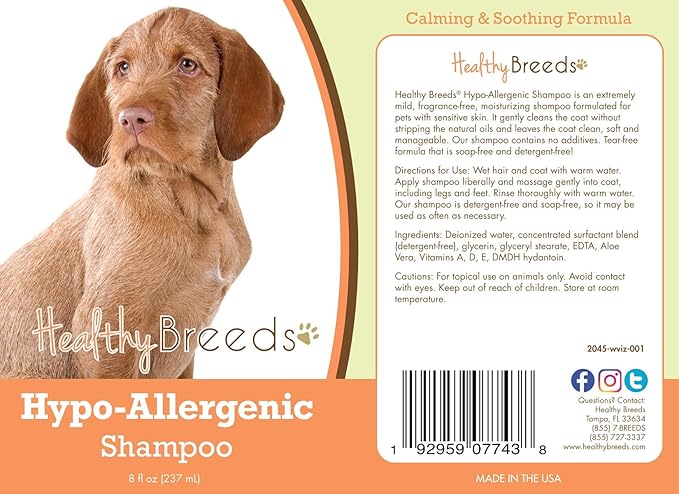 Healthy Breeds Wirehaired Vizsla Hypo-Allergenic Shampoo 8 oz