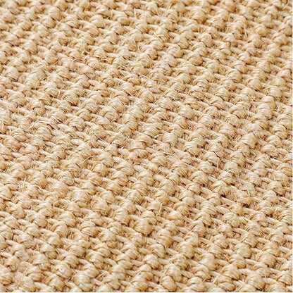 SHENGOCASE 4-Pack 6" X 8" Sisal Cat Scratching Mat Pad with Hook & Loop Tapes for Wall Couch, Window Perch, Cat Wall Furniture Shelves