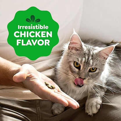 Greenies Feline Smartbites, Cat Treats Healthy Recipe, Indoor Cat Treats, Chicken Flavor, 16 oz. Tub
