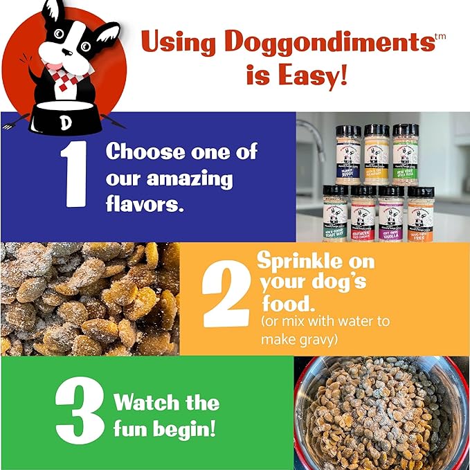 Mom's Sunday Roast Beef Dog Food Topper, Fun People Food Flavors, Made in USA