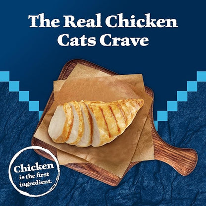 Blue Buffalo Wilderness High-Protein Grain-Free Wet Food for Adult Cats 7+,Chicken Recipe,5.5-oz.,24-Count,(Pack of 24)
