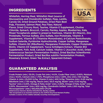 Wellness CORE+ Adult Dry Dog Food with Freeze Dried Pieces, Grain Free Kibble+, Natural, High Protein, Chicken Free, Whitefish, Herring, and Salmon Recipe, 10 lb Bag