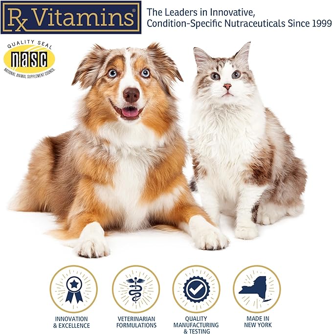 Rx Vitamins CurcuWIN - Curcumin for Dogs & Cats - Vitamins and Supplements, Allergy Relief - Provides Immune Support & Aids Digestive Support - Joint Supplement - 90ct