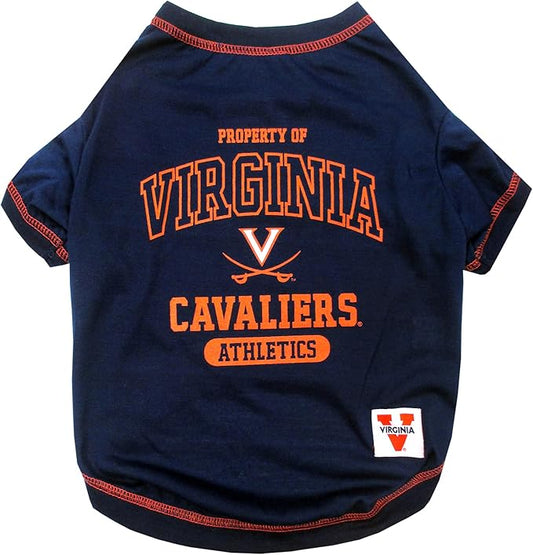 Pets First NCAA University of Virginia Dog T-Shirt, X-Small