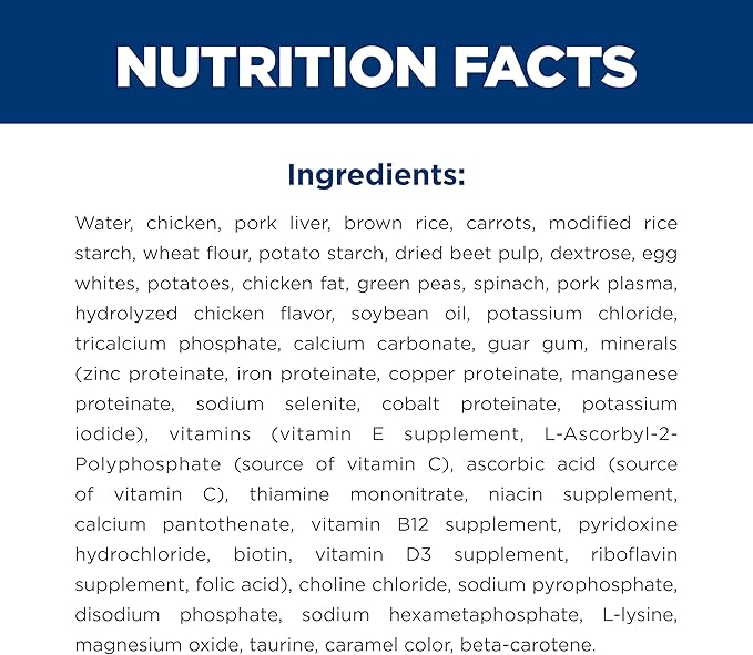 Hill's Science Diet Adult 1-6 Wet Dog Food, Chicken & Vegetables, 12.8 oz. Cans, 12-Pack