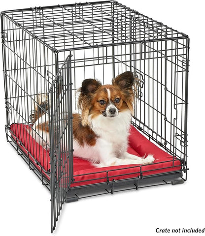 MidWest Homes for Pets Ultra-Rugged MAXX Dog Bed, Water Repellant, Easy Wipe Clean, Super Durable, Fits 24-inch Dog Crates, Red, 23L x 18W x 3H inches