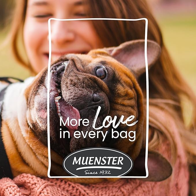 Muenster Perfect Balance Raw Pork Kibble Mix with Freeze Dried Beef for Dogs - High Protein, No Corn, Wheat, or Soy - Probiotic Dog Food Raw Treats for Healthy Gut - All Life Stages, 3.5 lb Bag