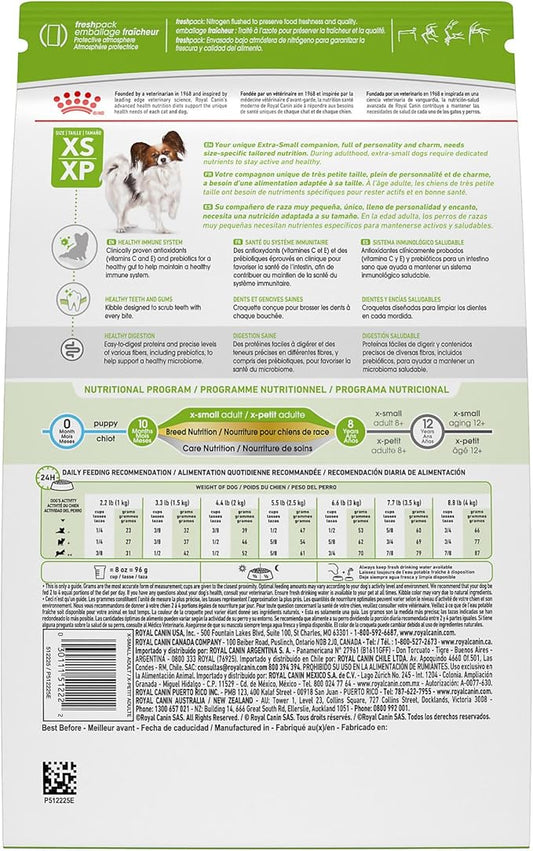 Royal Canin Size Health Nutrition X-Small Adult Dry Dog Food, 14 lb Bag