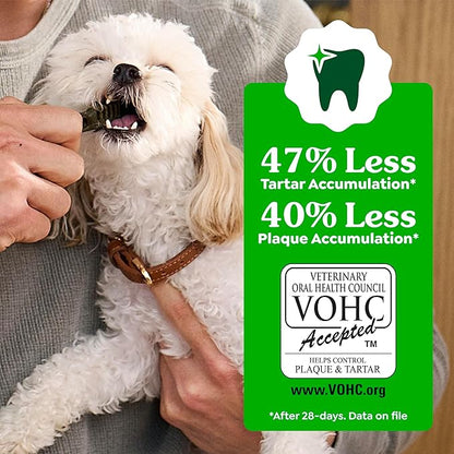 Greenies Veterinarian-Recommended Adult Natural Dental Dog Treats Large Size, Dog Dental Chews, Original Flavor, 6 oz. Pack, 4 Count