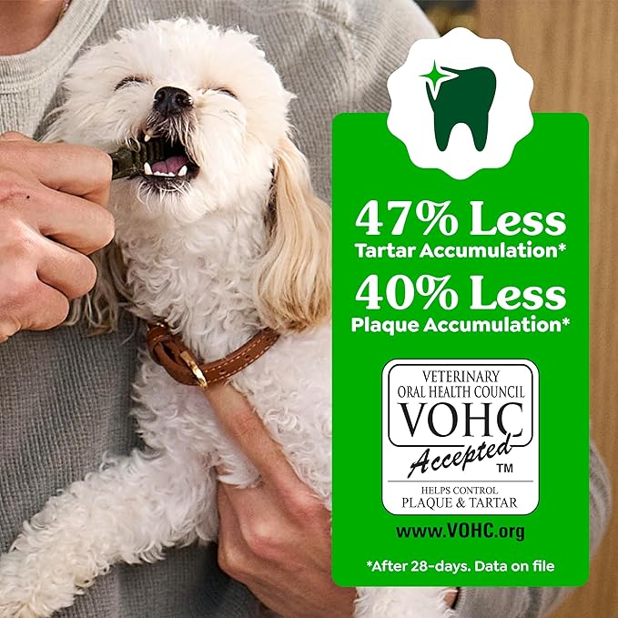 Greenies Dog Treats Veterinarian-Recommended Natural Dental Treats for Dogs, Teenie Size, Sweet Potato Flavor, 36 oz. Pack, 130 Count