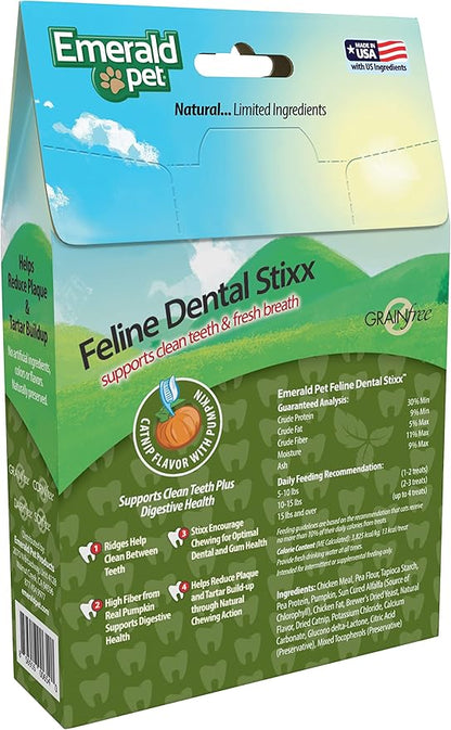 Emerald Pet Feline Dental Stixx (Catnip)