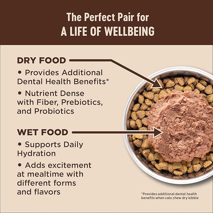 Wellness CORE Adult Dry Cat Food, Natural, Grain Free Kibble, Turkey, Turkey Meal and Chicken Recipe, 11 lb Bag