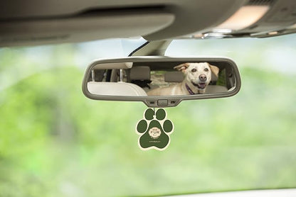 One Fur All Pet House Car Air Freshener - Mediterranean Sea Pack of 4 - Non-toxic Car Air Freshener - Pet-Friendly Air Freshener For Small Spaces & Car - Hanging Odor Eliminating Air Freshener