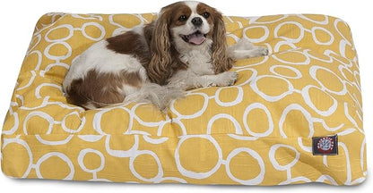 Majestic Pet Fusion Yellow Large Rectangle Pet Bed
