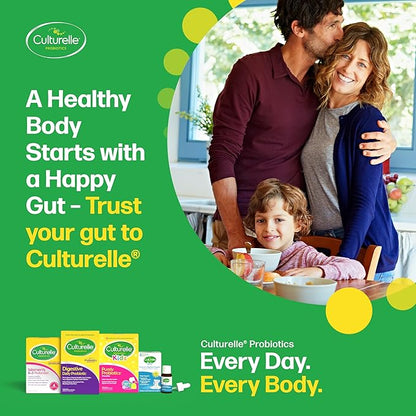 Culturelle 4-in-1 Probiotics for Women, Daily Probiotic & Prebiotic Supplement to Support Vaginal Health, Digestive Health, Immune Health, Occasional Diarrhea, Gas & Bloating Relief, Non-GMO, 30 Count
