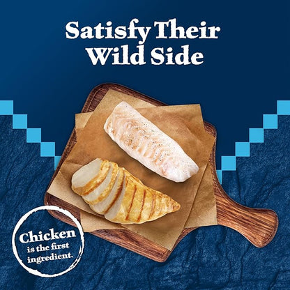 Blue Buffalo Wilderness Soft Cat Treats, Made with Natural Ingredients, Chicken & Trout Recipe, 2-oz Bag