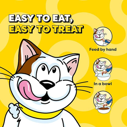 Temptations Creamy Puree Squeezable Lickable Cat Treats, Wet Cat Treats with Tuna, Salmon, and Seafood Medley Variety Pack, 0.42 oz. Tubes, 48 Count