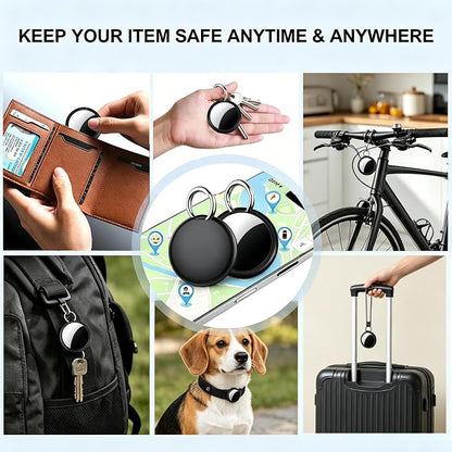 GPS Tracker for Vehicles No Subscription for iOS Only - 1 Pack | Undetectable Car Tracker, Precise Location Bluetooth Tag Compatible with Apple Find My for Key Luggage Kid Pet