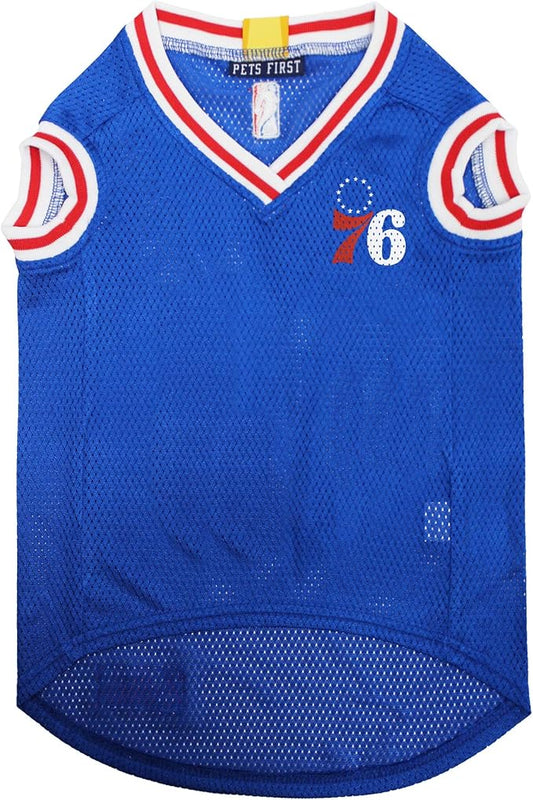 Pets First NBA Philadelphia 76ERS Dog Jersey, Large - Tank Top Basketball Pet Jersey (Pack of 2)