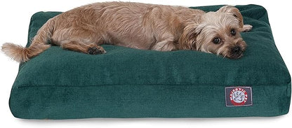 Majestic Pet Villa Rectangle Dog Bed Washable – Non Slip Comfy Pet Bed – Crate Bed with Removable Washable Cover – Kennel Bed for Sleeping, Polyester Fiber, Small, Marine