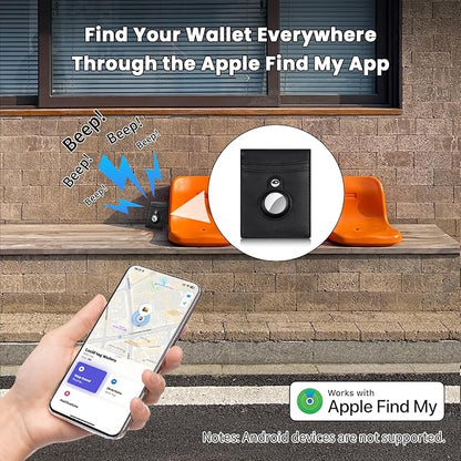 Air Tracker Tag 1-Pack (Black), Tukio Bluetooth 5.3 Tracker Tag for Apple Find My App(iOS Only), Replaceable Battery, 100dB Alarm Sound, Item Locator Smart Tag for Wallets, Keys, Bag, Luggage and More