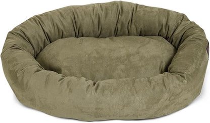 Majestic Pet Villa 40 Inch Shredded Memory Foam Dog Bed for Large Sized Dog 40x29x9 Inch–Orthopedic Pet Bed with Removable Washable Cover-Washable Large Puppy Mat with Head Support-Orange