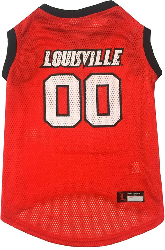 NCAA Basketball Pet Jersey LOUISVILLE CARDINALS Dog Jersey, Large