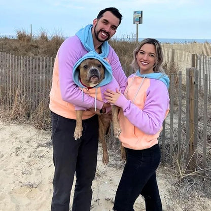 Spark Paws Human Hoodie - Premium Quality, Buttery Soft, Superior Comfort and Fit, Calming Fleece Interior, Suitable for All Styles – Cyber Color Block - L