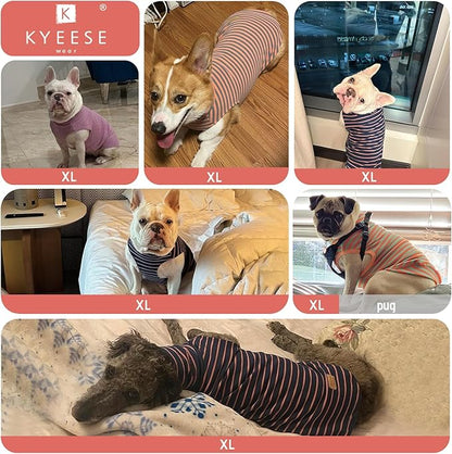 KYEESE 2Pack Dog Sweater Soft Pet Sweatshirt PulloverDog Sweaters for Small Dogs Male Warm Pet Coats Stretchy Pets Clothes Turtleneck Dogs Clothes