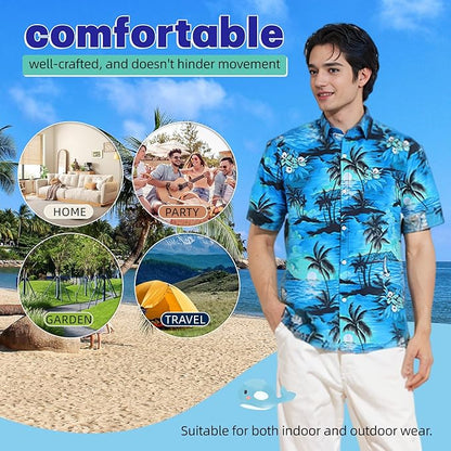 Dog Shirts Hawaii Dog Clothes for Small Medium Large Dogs Owner and Pet Shirts are Sold Separately
