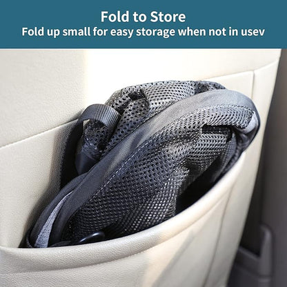Petsfit Dog Car Barrier Vehicle Pet Barrier Backseat Mesh Dog Car Divider Net with Adjusting Rope and Hook Suitable for SUV Pickup and Small Cars