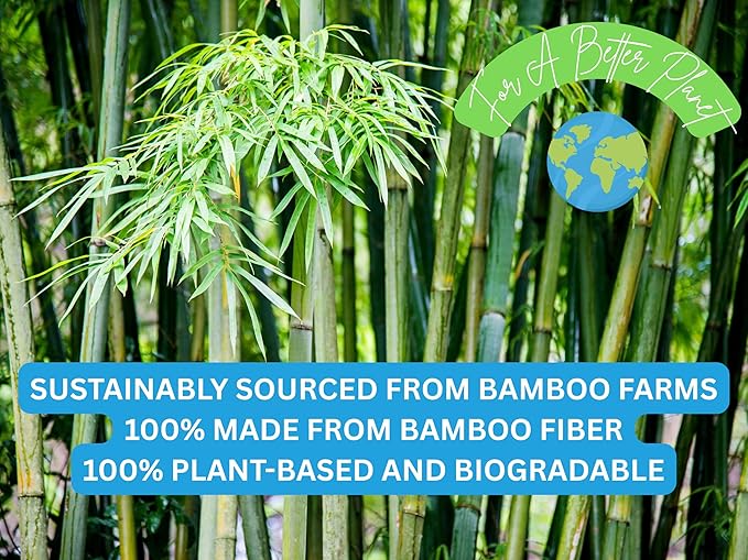 Plant-Based Bamboo Fiber Cat Litter, Green & Eco Friendly, Powerful Odor Control, No Chemicals, Instant Clumping, 99% Dust Free, 5.3Pounds, Fresh Bamboo Scent