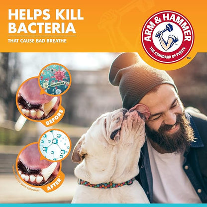 Arm & Hammer for Pets Fresh Breath Enzymatic Dog Toothpaste, Vanilla Ginger Flavor, Safe for Puppies and Adult Dogs, Daily Baking Soda Dental Gel to Eliminate Bad Breath, 2.5 Oz - 72 Pack