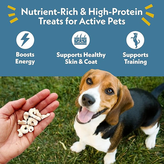 Fresh Is Best Wild Pacific Shrimp Freeze Dried Cat Treats – Raw Freeze Dried Shrimp for Cats and Dogs in Resealable Zipper Bag – High-Protein – Made in the USA