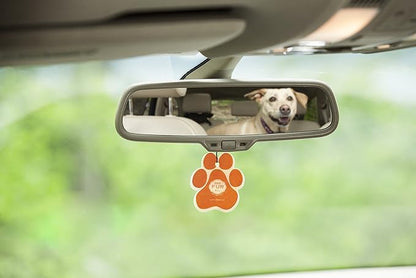 One Fur All Pet House Air Freshener - Juicy Melon Pack of 4 - Non-toxic, Pet-Friendly Air Freshener for Small Spaces & Car - Hanging Odor Eliminator