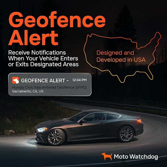 Wired GPS Tracker for Vehicles, No Subscription, No Monthly Fee | Real-Time Location, Easy Installation, Speeding Monitoring, Route History, Geofence, for Fleets & Families