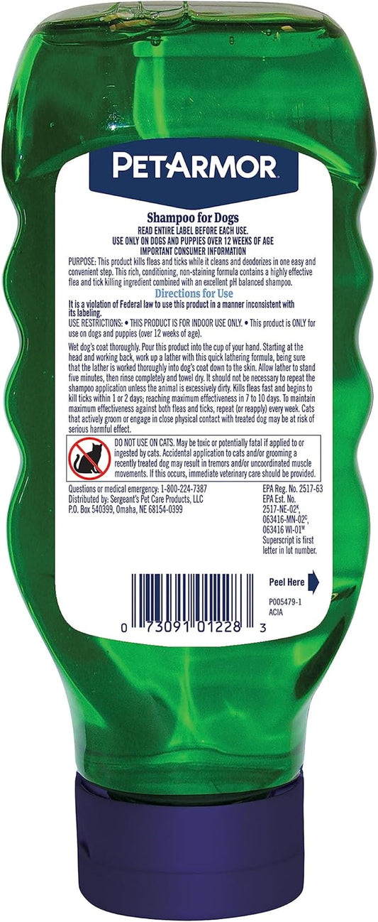 PetArmor F&T Shampoo Dog Original 18OZ