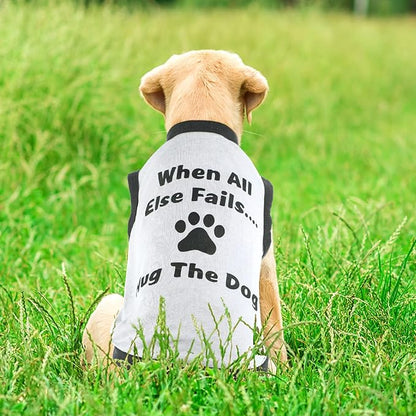 Saintrygo 8 Pieces Dog Shirts Pet Printed Clothes with Funny Letters Summer Pet T Shirts Cool Puppy Breathable Dog Outfit Soft Sweatshirt Cats(Cute Pattern,Small)
