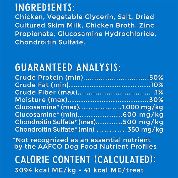 Happy Hips Jerky Dogs Treats, Chicken, 24 oz. Pouch