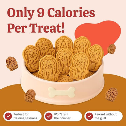 Rondi's Kitchen Lilly's Littles Organic Tender Dog Treats - Natural Doggie Cookie for Small Dogs, Puppy, Senior, Training - Human Grade Superfood Biscuit with Bone Broth - Chicken & Sweet Potato
