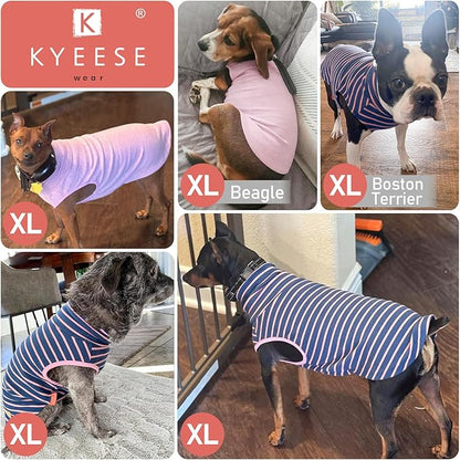 KYEESE 2Pack Dog Sweater Warm Dogs Clothes Turtleneck Dog Sweaters for Small Dogs Girl Stretchy Pets Clothes Turtleneck Pet Sweatshirt Soft Pet Coats