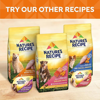 Nature′s Recipe Chicken, Barley & Brown Rice Recipe Dry Dog Food, 12 lb. Bag